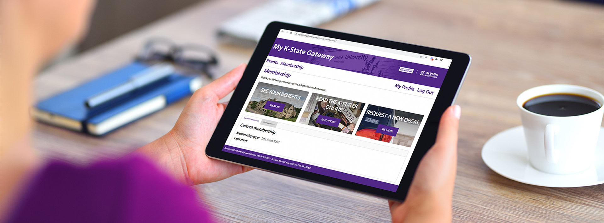 A portal for K-State Alumni.