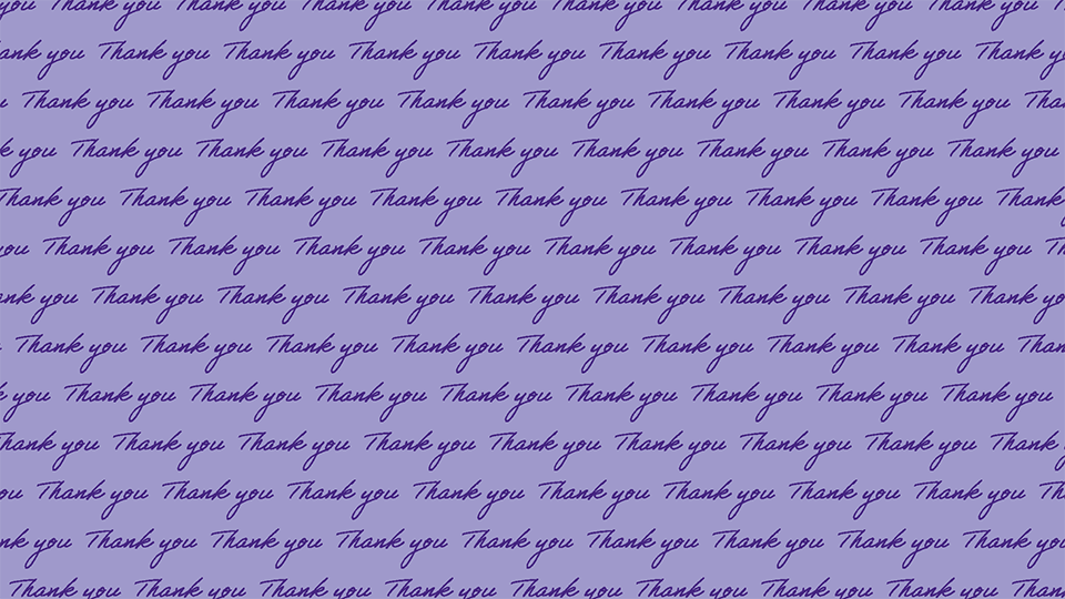 Text graphic: Thank you! Text graphic: Thank you!