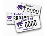 K-State License Plates
