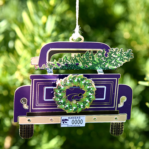 Purple Truck Ornament