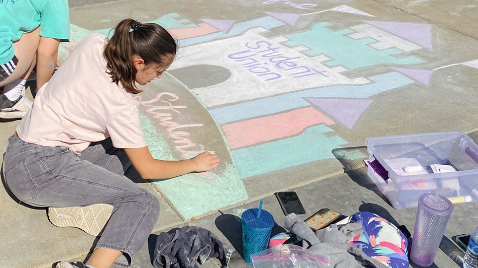 Sidewalk Chalking