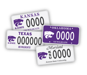 Official K-State License Plates