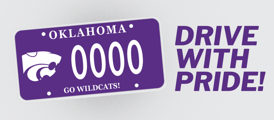 K-State License Plate