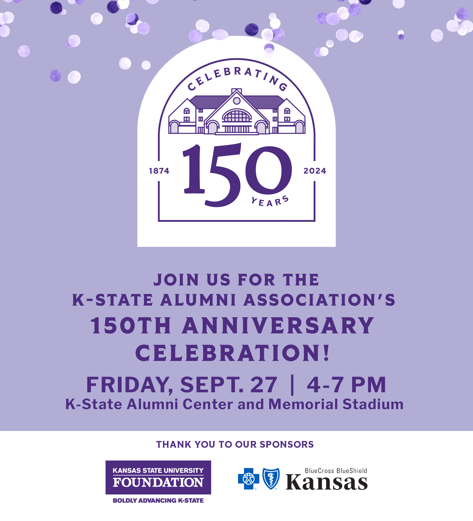 150th Anniversary Celebration invitation