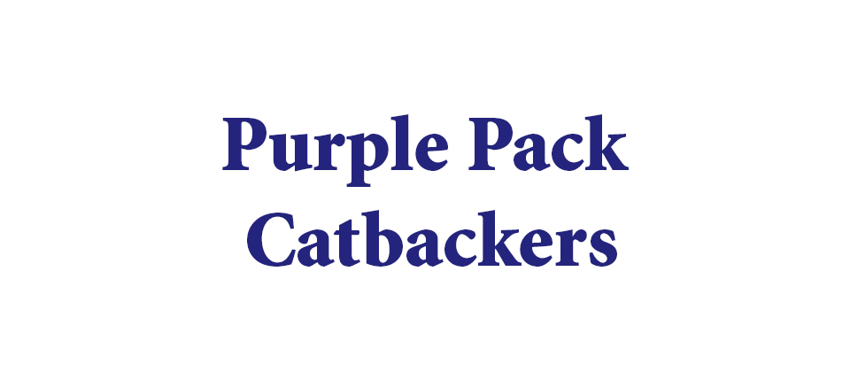 Purple Pack Catbackers