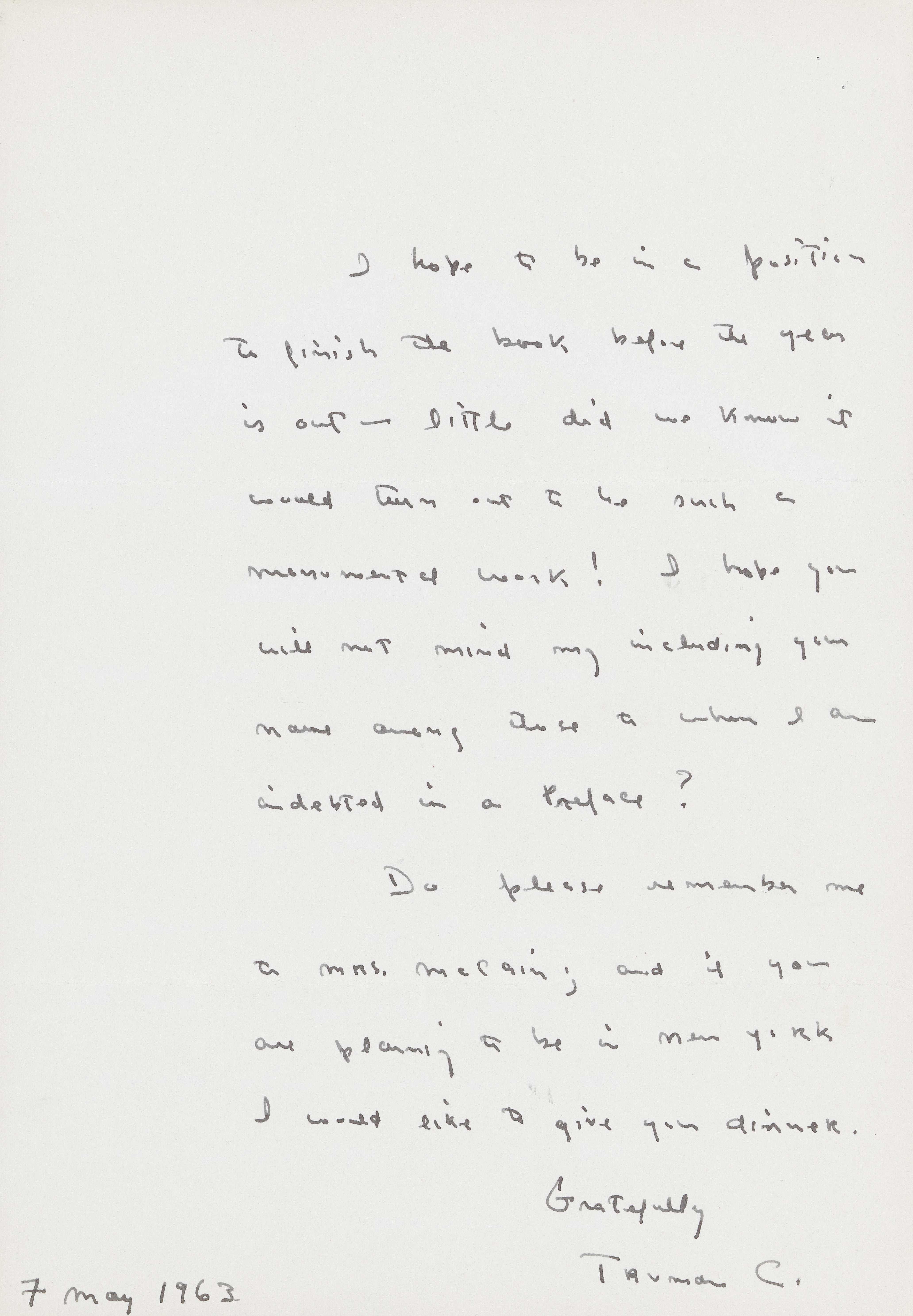 1963 letter