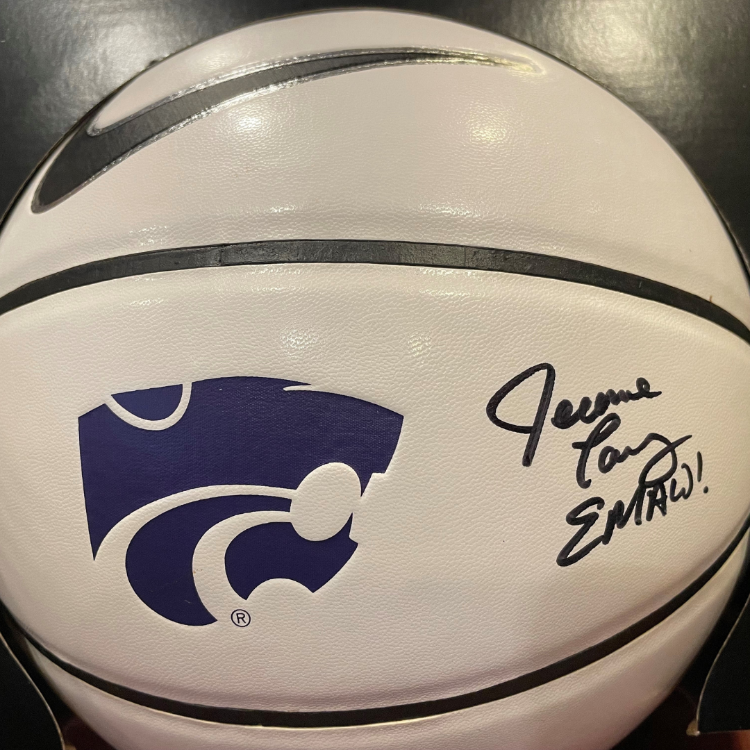 Coach Jerome Tang autographed basketball