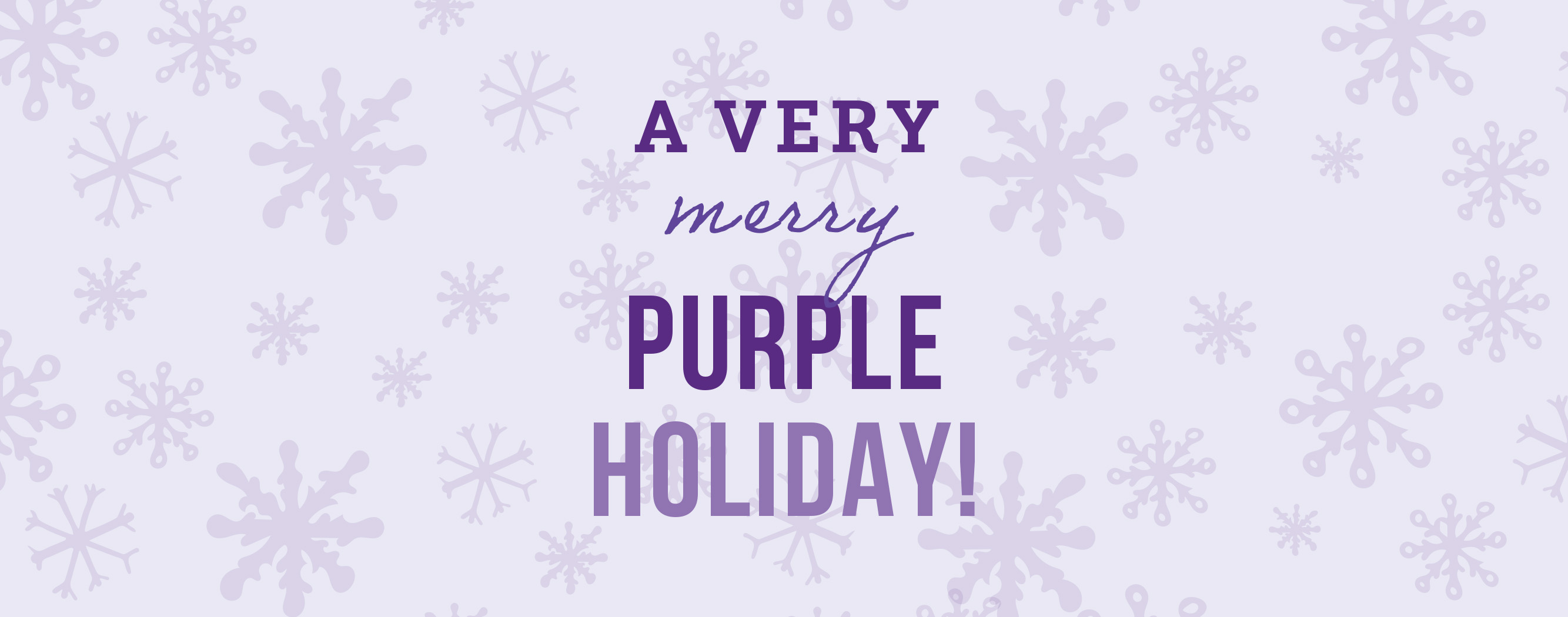Shop purple for the holidays