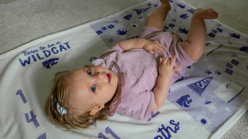 K-State Baby Blanket