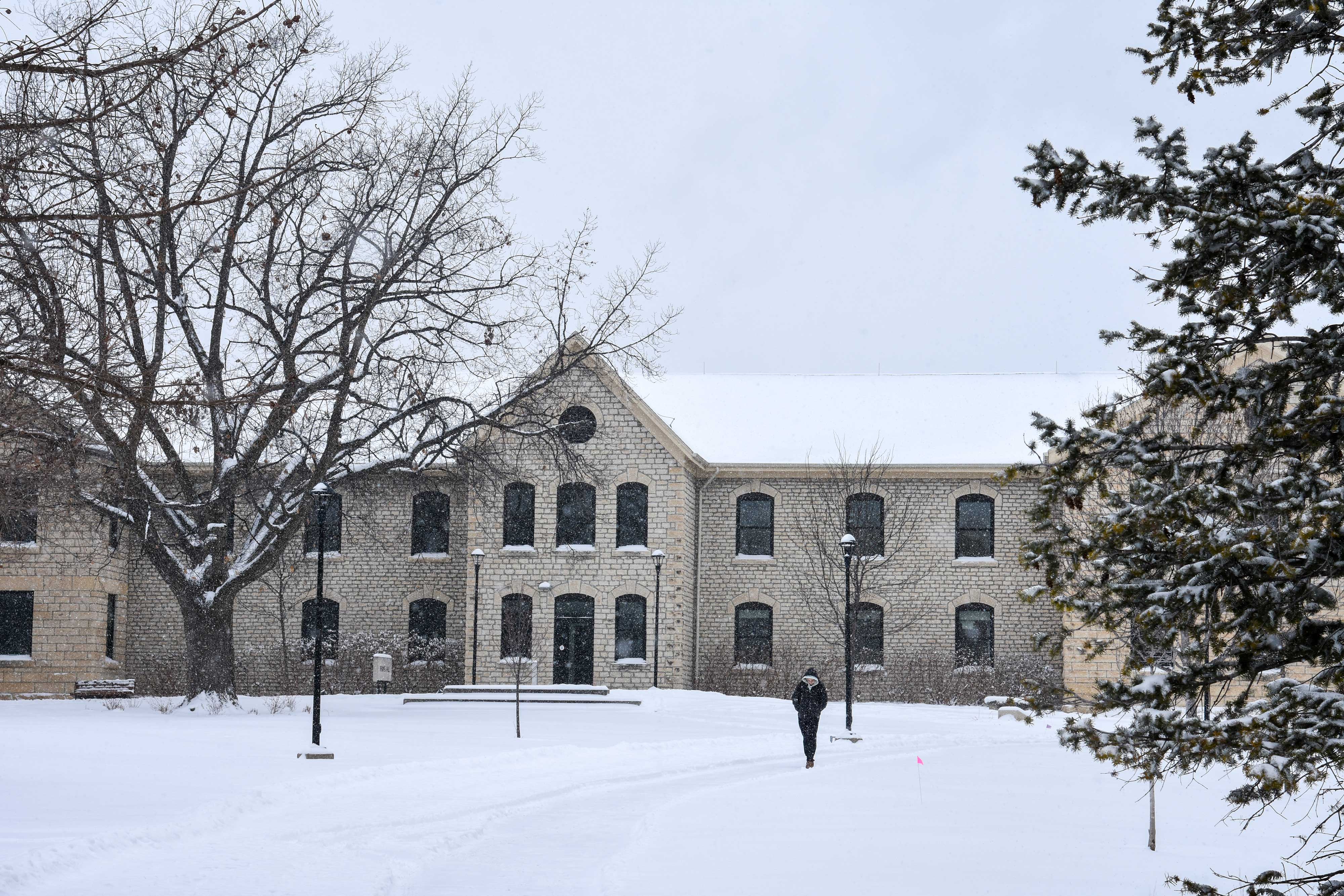 Coffman Commons near Regnier Hall