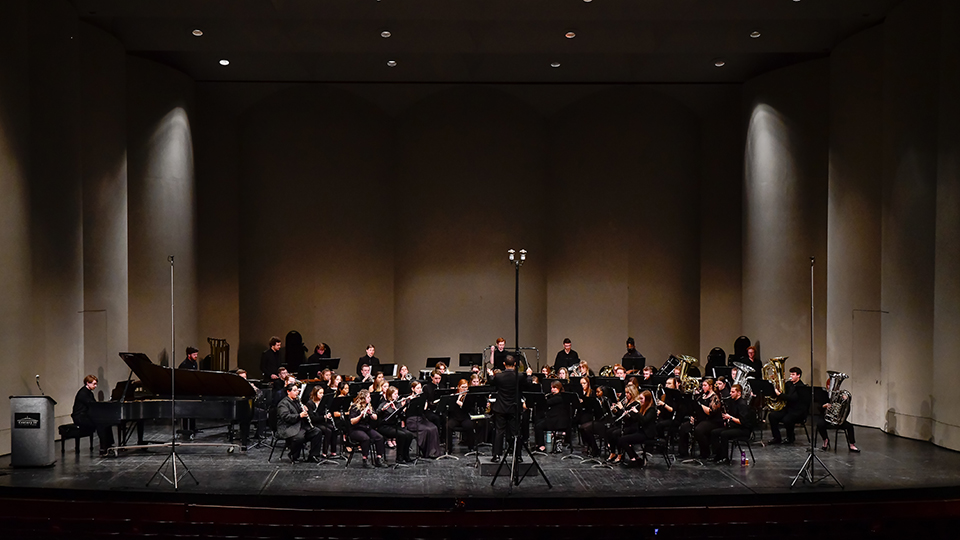 Musicians performing