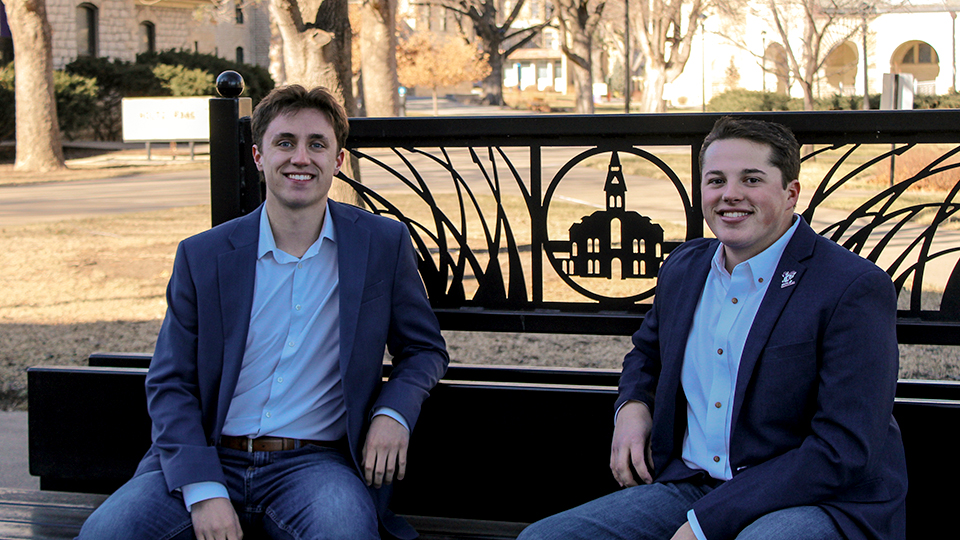 Caden Bastian and Christian Peña