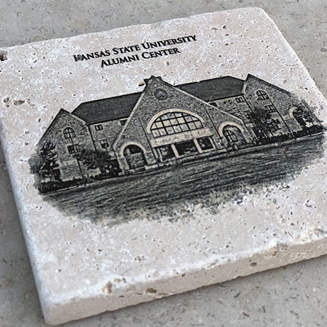 Alumni Center Stone Coaster