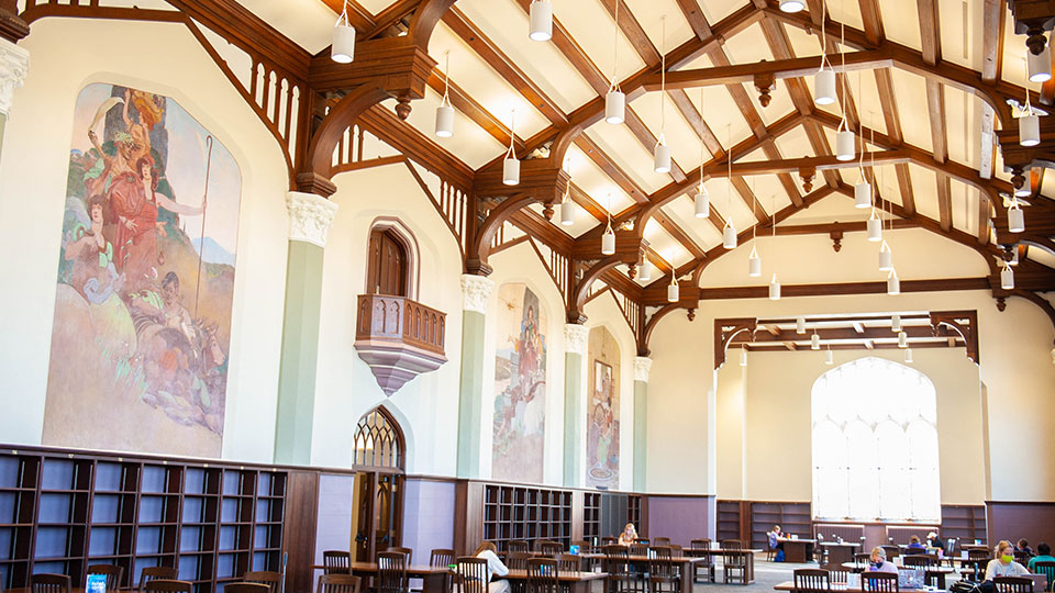 Historic Farrell Library Great Room Murals Historic Farrell Library Great Room Murals