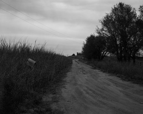 A mailbox near Anthony, Kansas