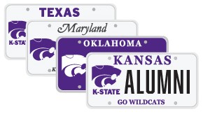 K-State License Plates