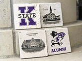 K-State Stone Coasters