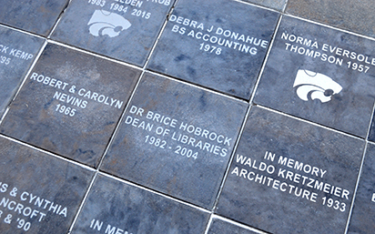 Alumni Center pavers