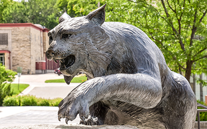 Wildcat Statue