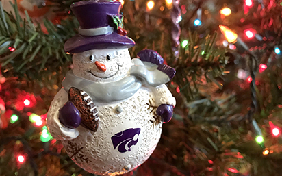 K-State snowman