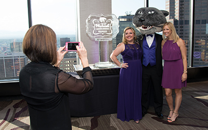 Photo opp with Willie the Wildcat