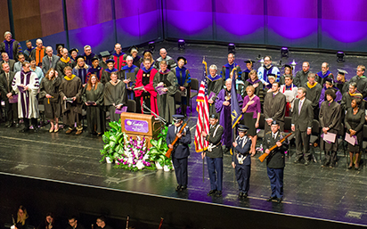 Presentation of the flags