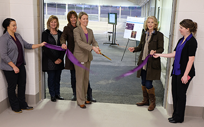 Ribbon cutting