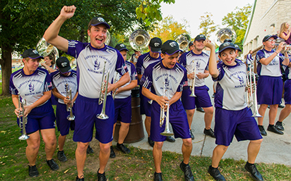 Band cheering