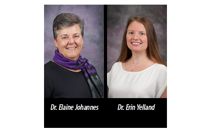 Elaine Johannes and Erin Yelland