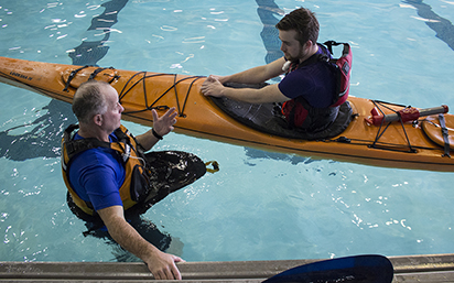 Kayak lesson