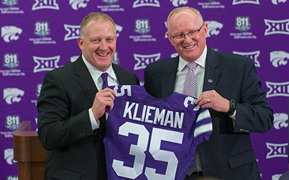 Chris Klieman and Gene Taylor