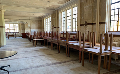 Furniture in library