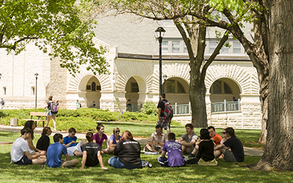 Students outside